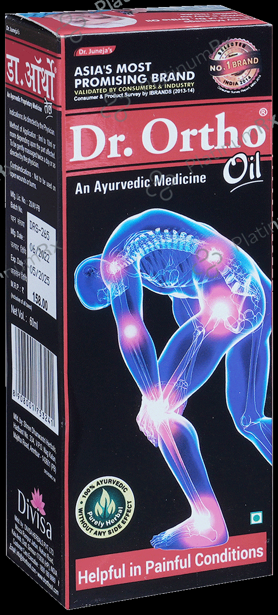 Dr Ortho Ayurvedic Medicine Pain Relief Oil 60 ml