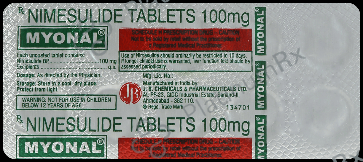 Myonal 100mg Tablet