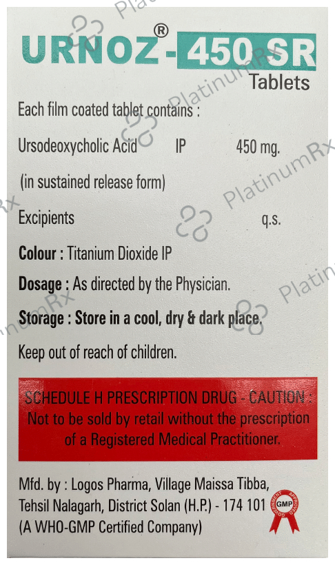 Urnoz 450 SR Tablet 10s