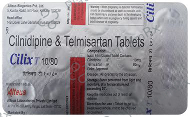 Cilix T 10mg/80mg Tablet