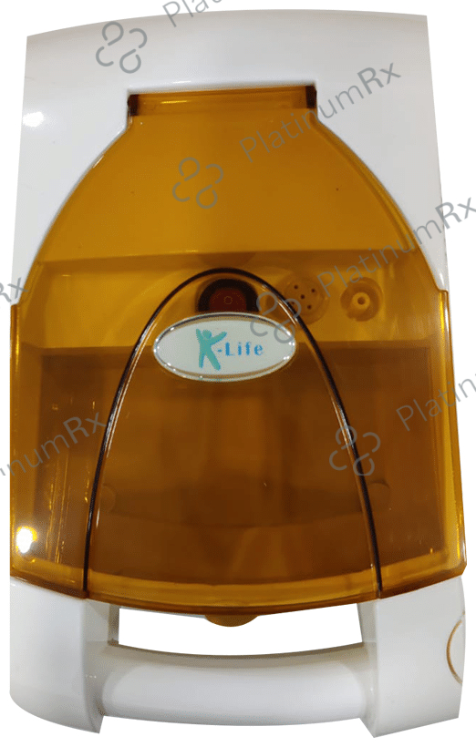 K-Life Neb 102B Portable Piston Compressor Nebulizer with Complete Mask Kit Brown