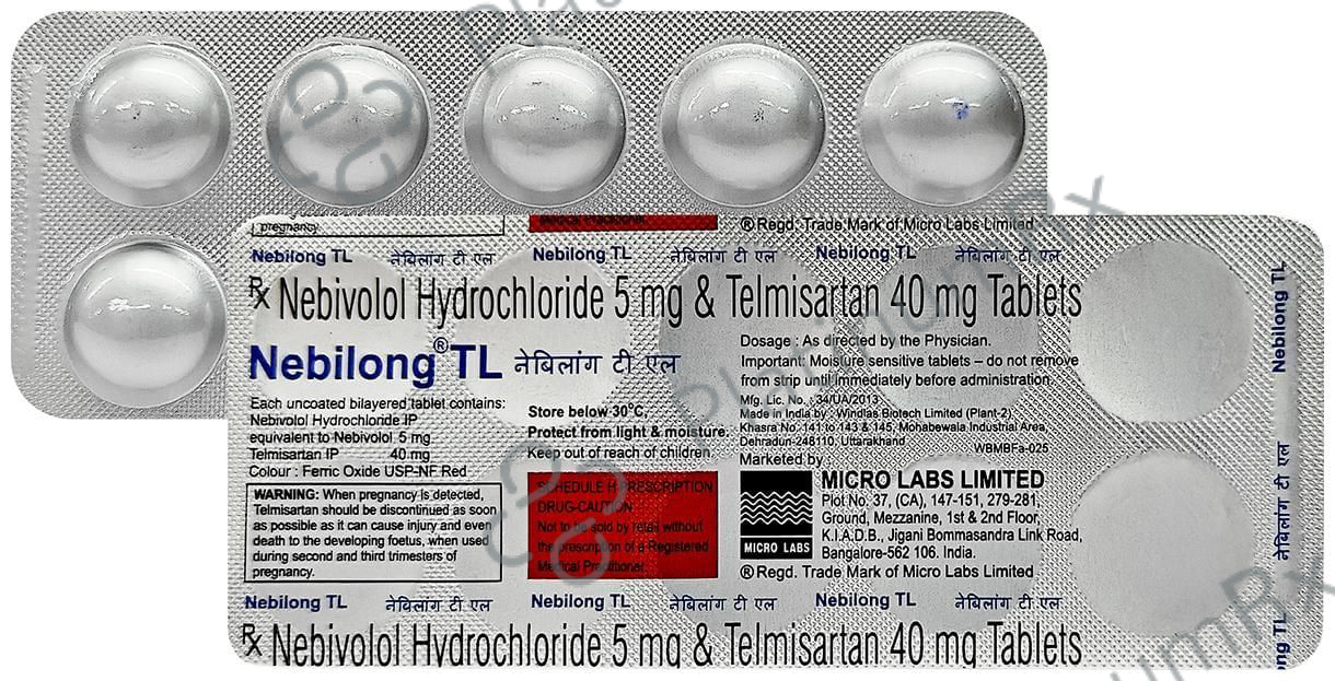 Nebilong TL 5/40mg Tablet 10s