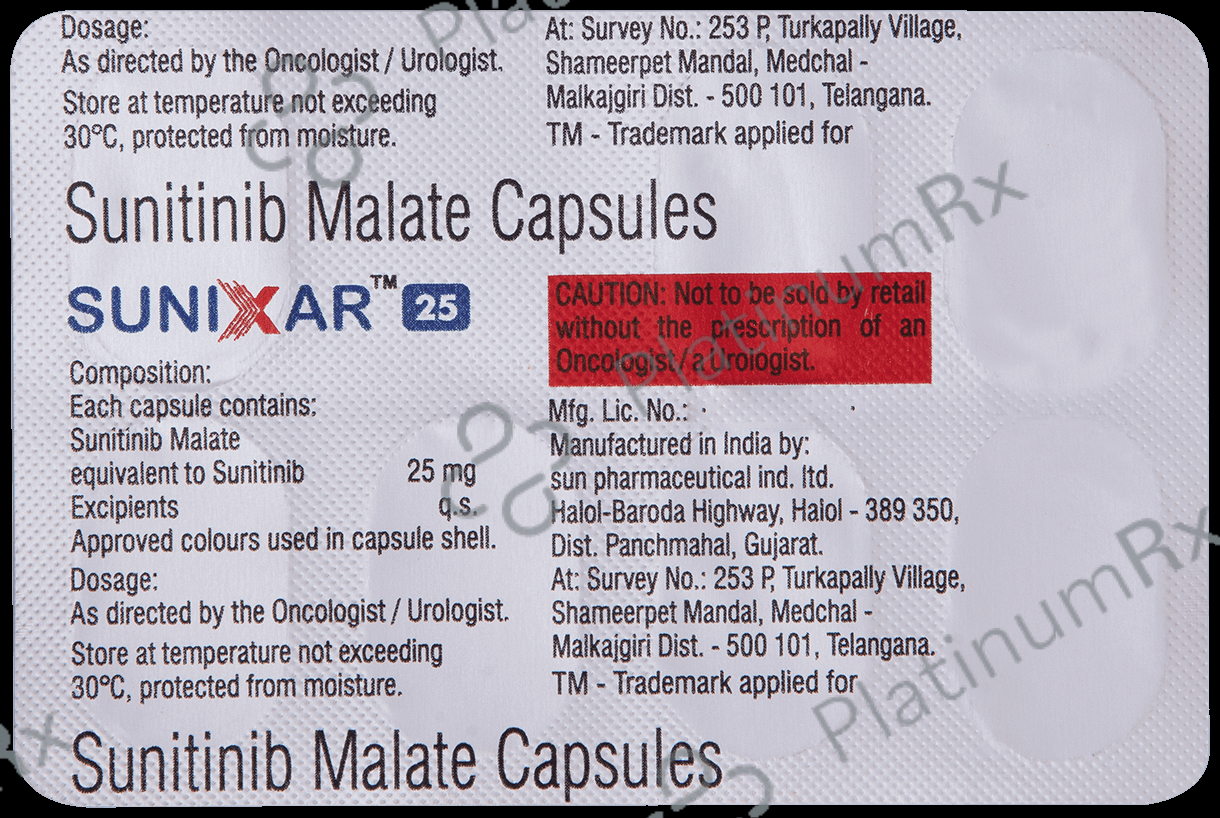 Sunixar 25 Capsule