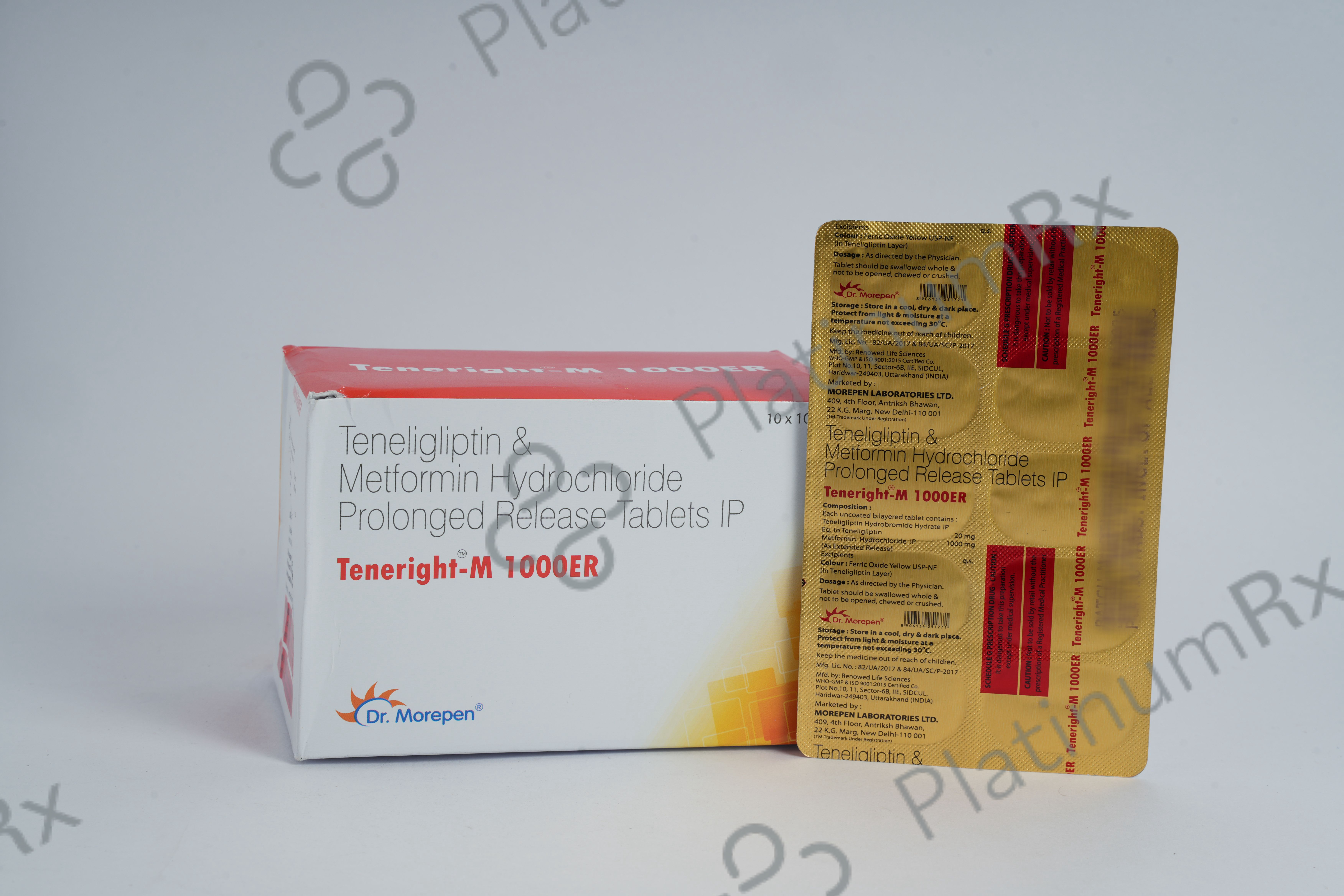 Teneright M 1000/20mg Tablet ER 10s