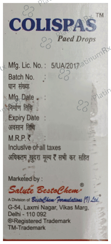 Colispas Paed Oral Drops