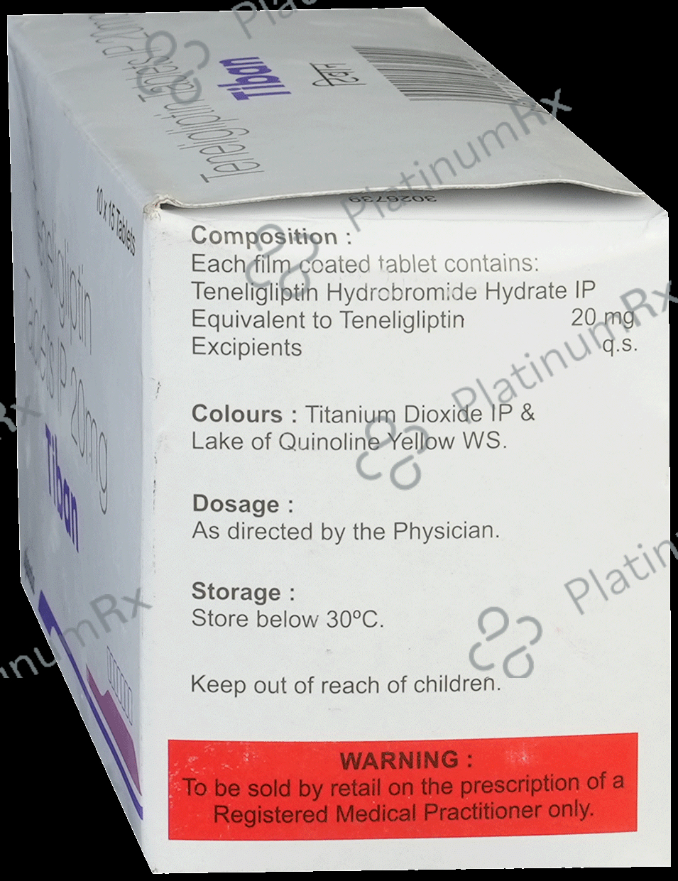 Tiban 20mg Tablet 15s