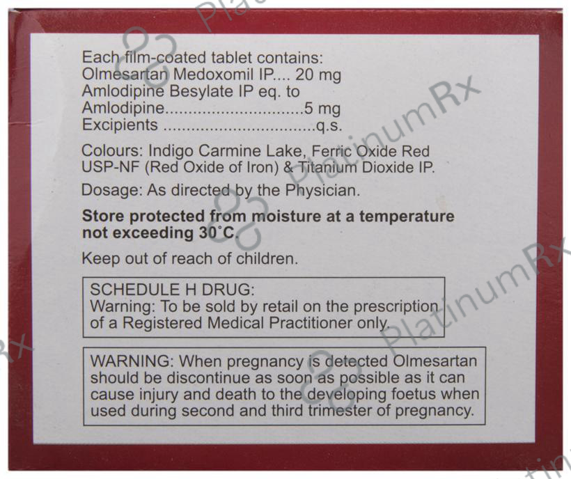Olkem AM 5/20mg Tablet 15s