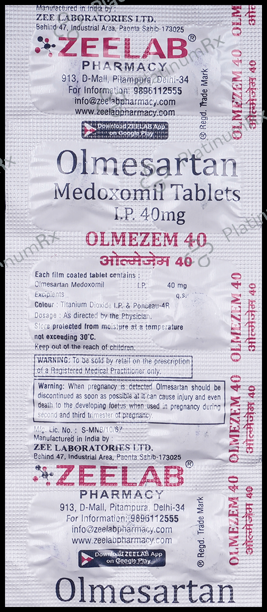 Olmezem 40 Tablet