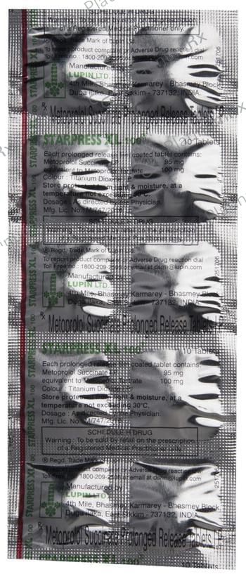 Starpress XL 100mg Tablet 10s