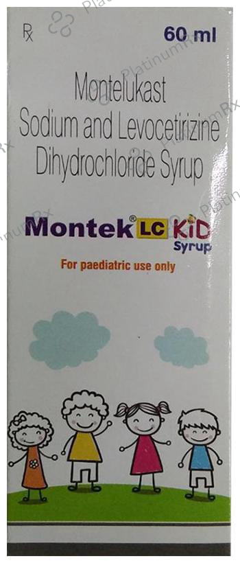 Montek LC Kid 2.5/4mg Syrup 60ml