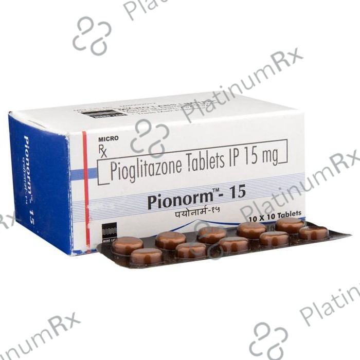 Pionorm 15mg Tablet 10s