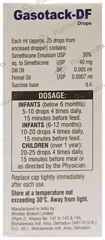 Gasotack-DF Oral Drops
