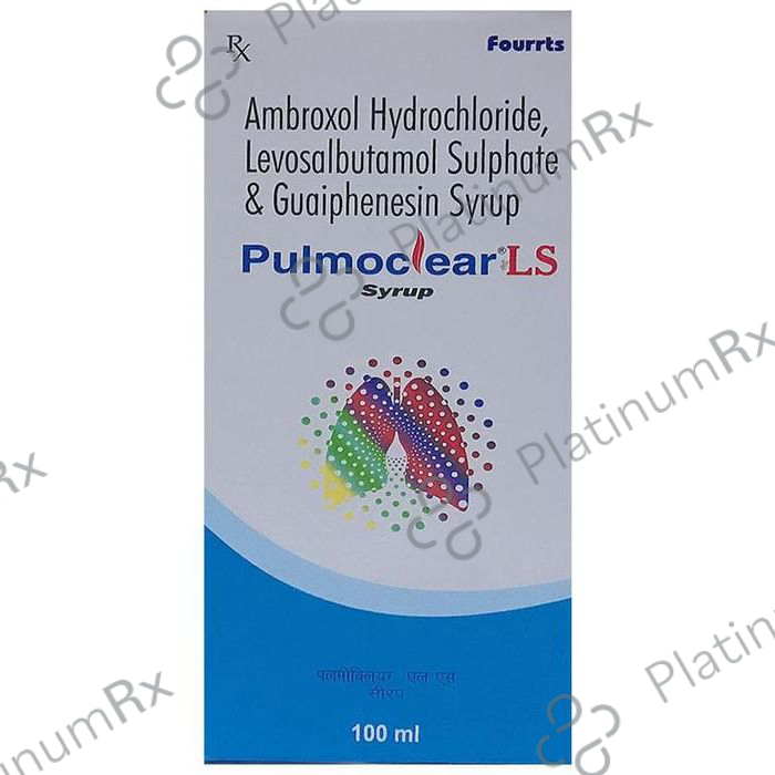 Pulmoclear LS 15/50/1mg Syrup 100ml
