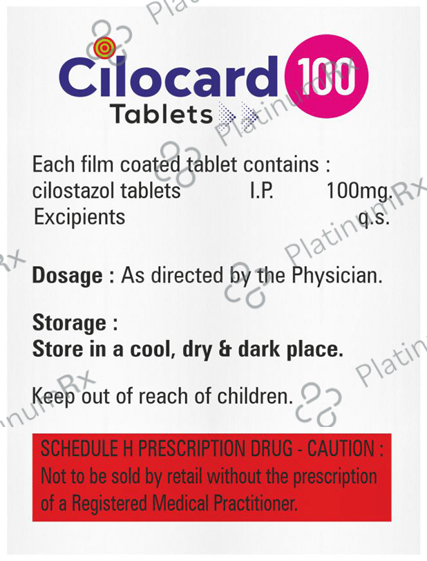 Cilocard 100mg Tablet
