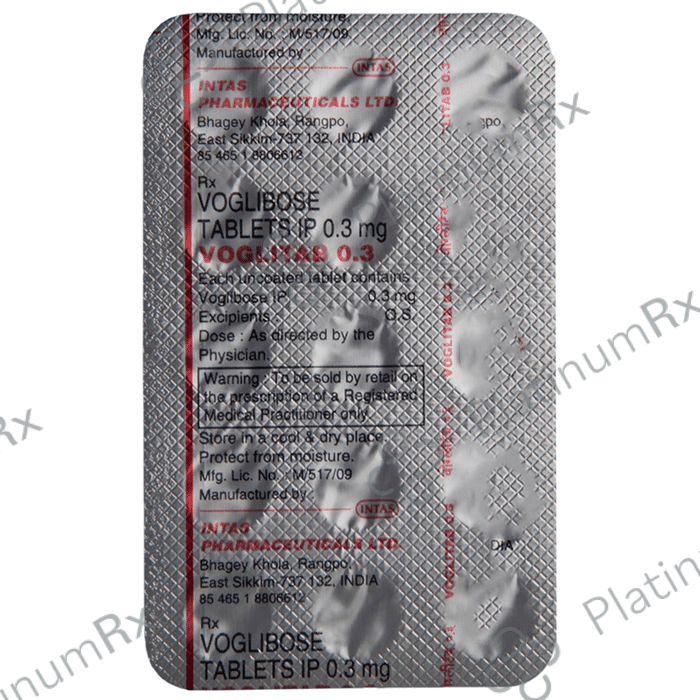 Voglitab 0.3mg Tablet 15s