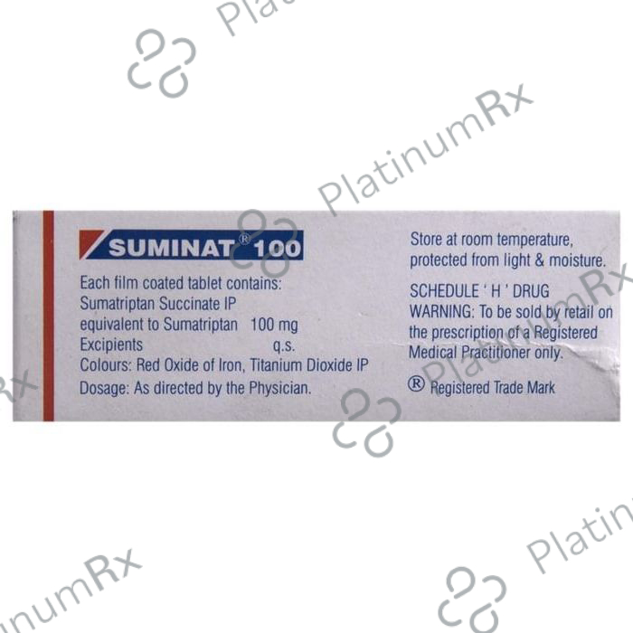 Suminat 100mg Tablet 1s