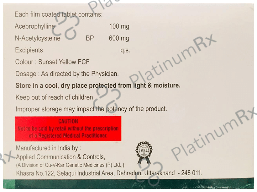 Aid-Air-NAC Tablet