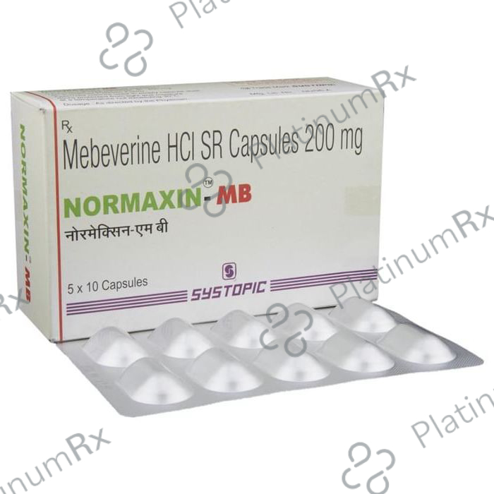 Normaxin MB 200mg SR Capsule 10s