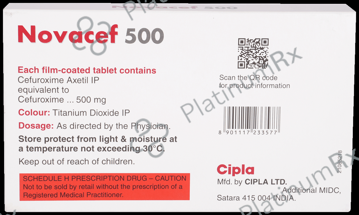 Novacef 500 Tablet