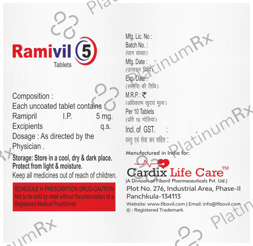 Ramivil 5mg Tablet