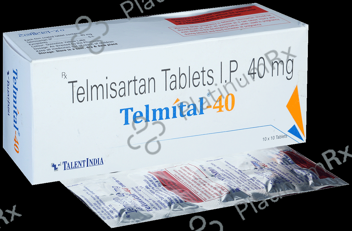 Telmital 40 Tablet