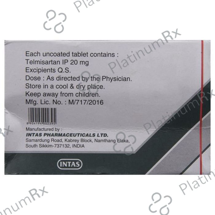 Sartel 20 Tablet 10 Tablet