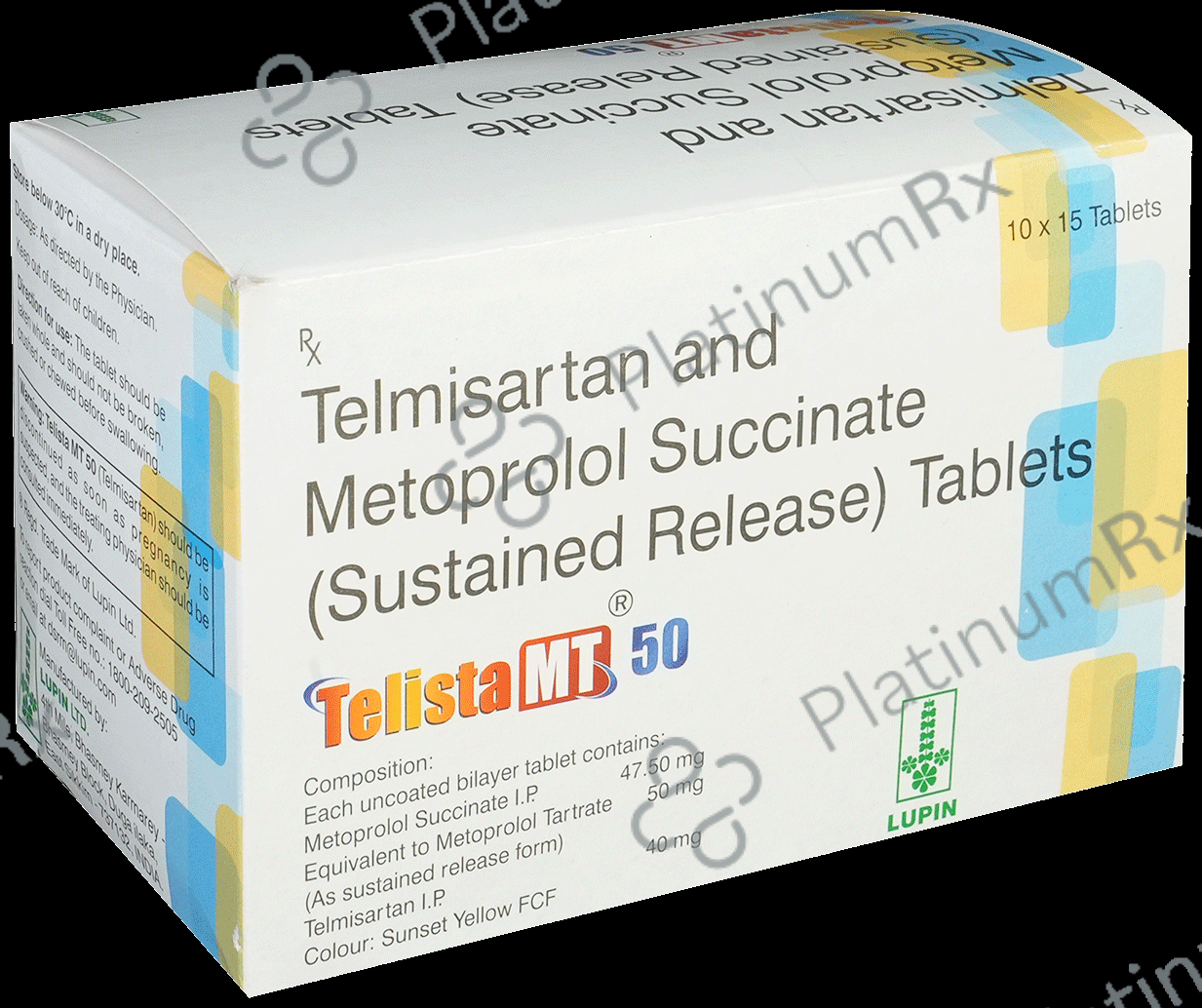 Telista MT 50/40mg Tablet SR 15s