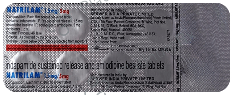Natrilam 5/1.5mg Tablet SR 10s