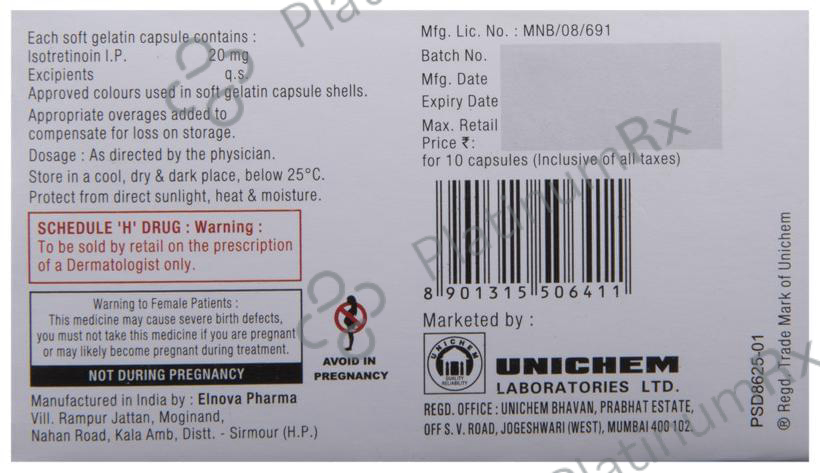 Acnex 20 Capsule