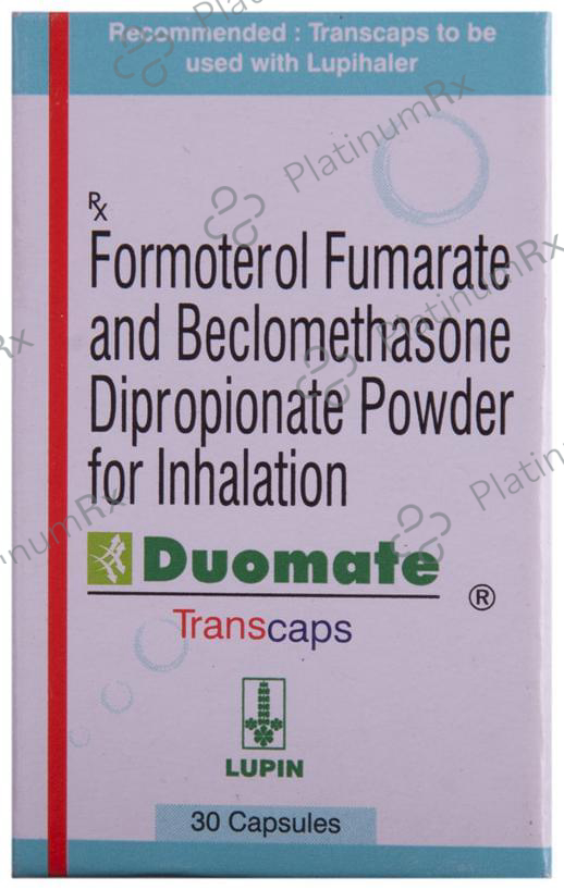 Duomate 200/6mcg Transcaps 30s