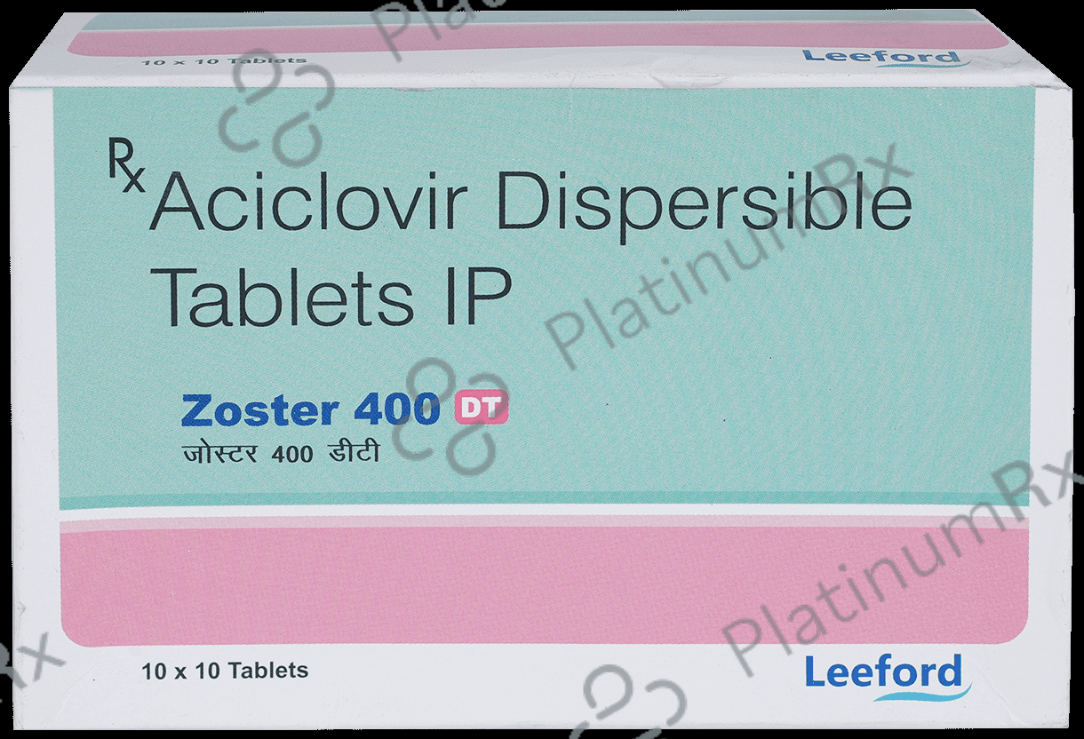 Zoster 400mg Tablet DT 10s