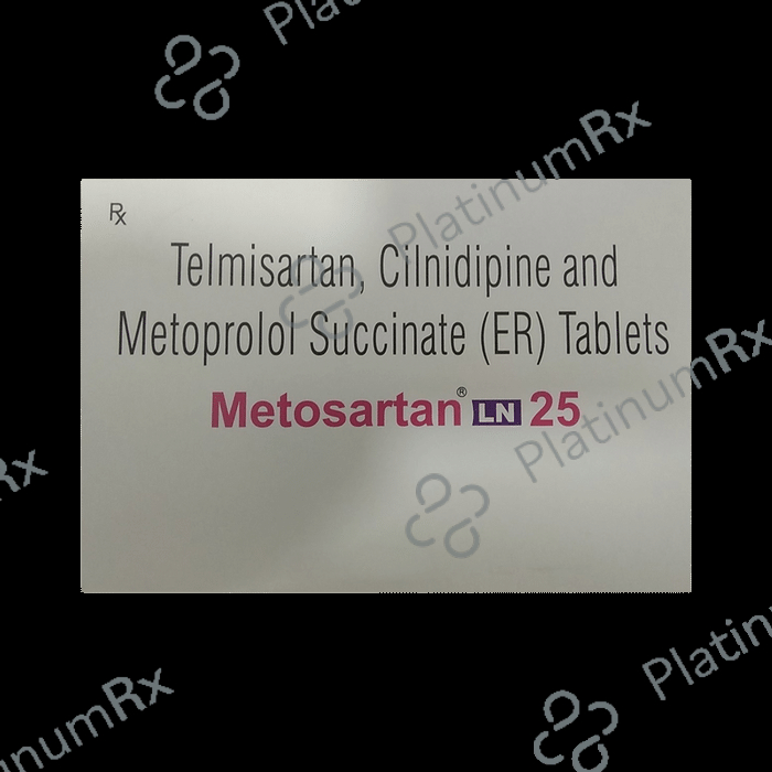 Metosartan LN 25mg Tablet ER 10s