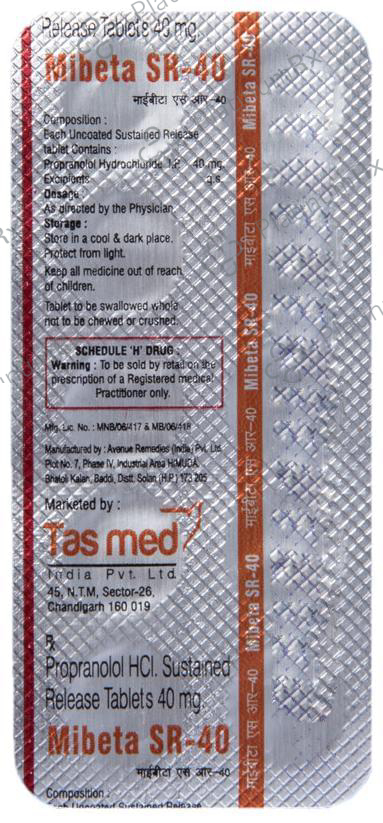 Mibeta SR 40 Tablet 10 Tablet SR