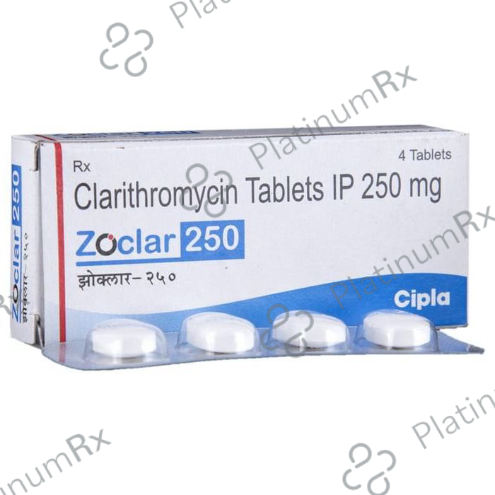 Zoclar 250mg Tab 4s