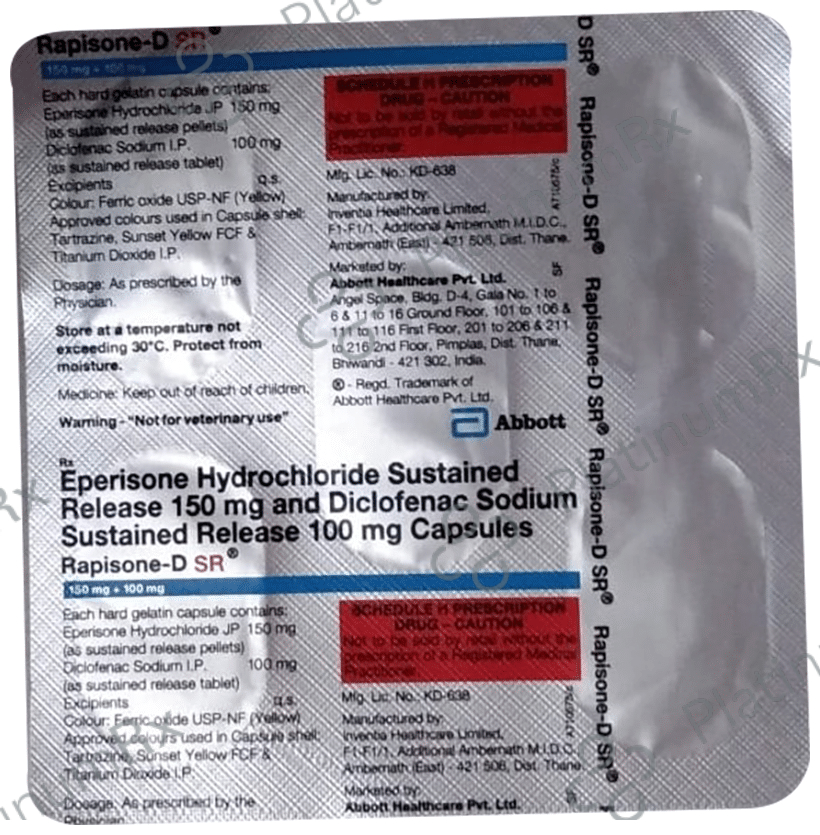 Rapisone DSR 100/150mg Capsule 5s