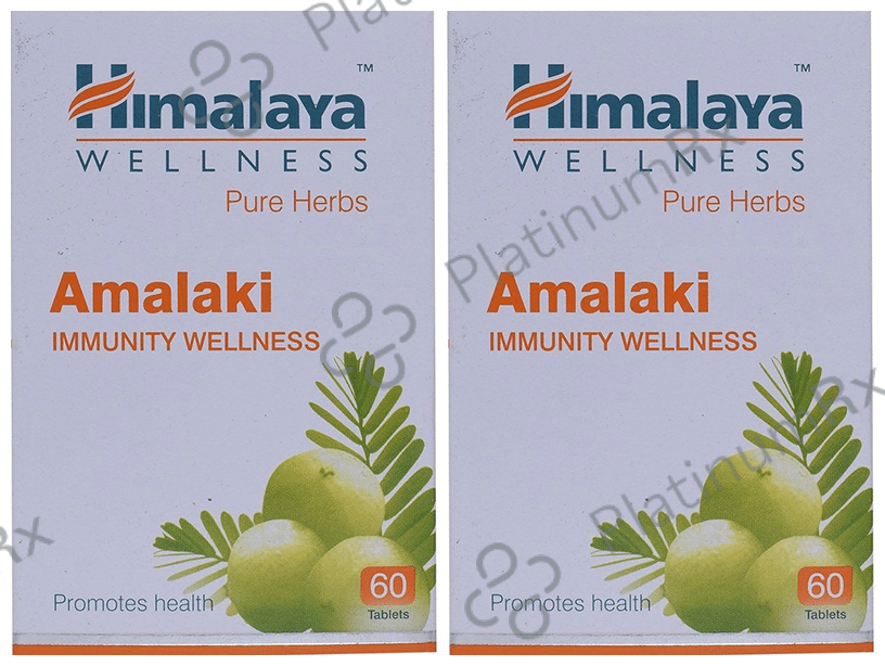 Himalaya Wellness Pure Herbs Amalaki Tablet (60 Each) 2 bottles