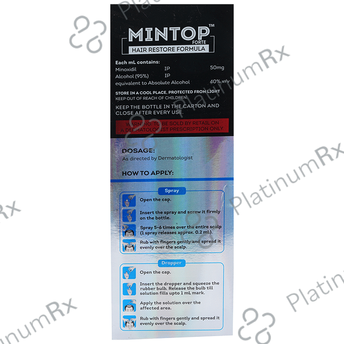 Mintop Forte 5% Minoxidil Solution