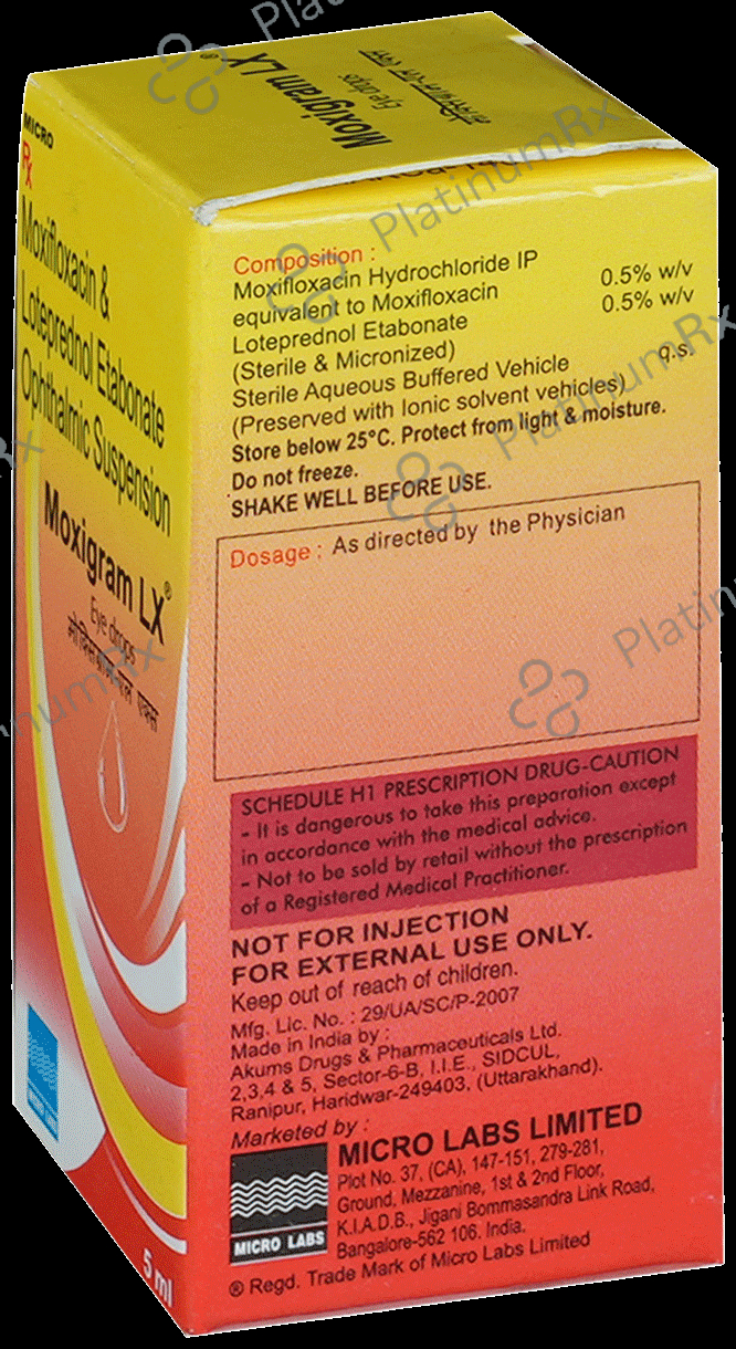 Moxigram LX Eye Drop 5ml