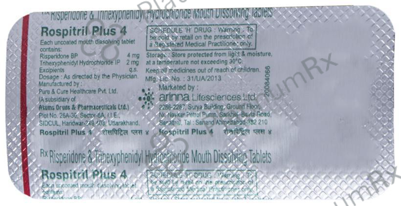 Rospitril Plus 4 Tablet MD