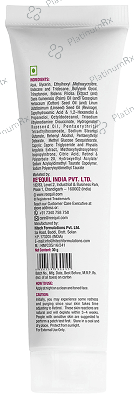 Re'equil Retinol Night Cream