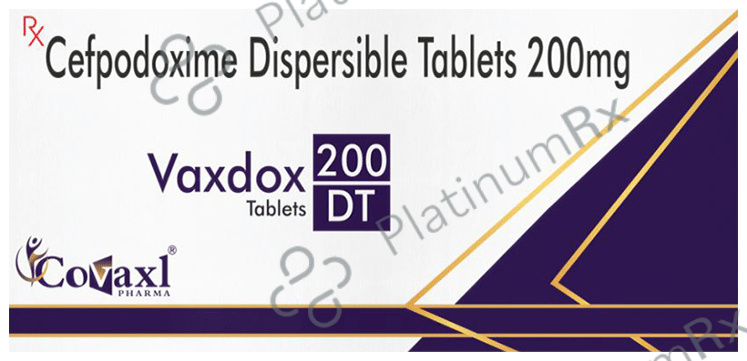 Vaxdox 200mg Tablet DT