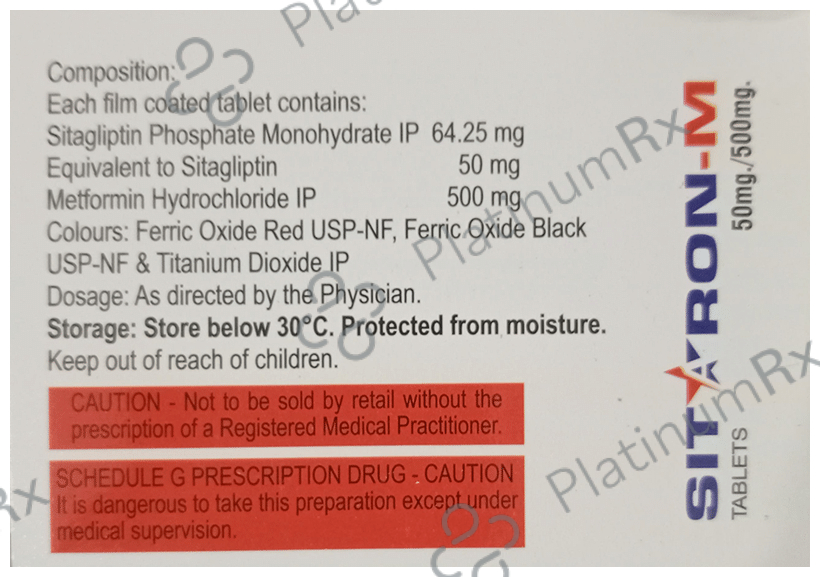Sitaron-M 50mg/500mg Tablet