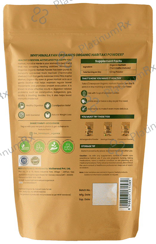 Himalayan Organics Organic Haritaki Powder