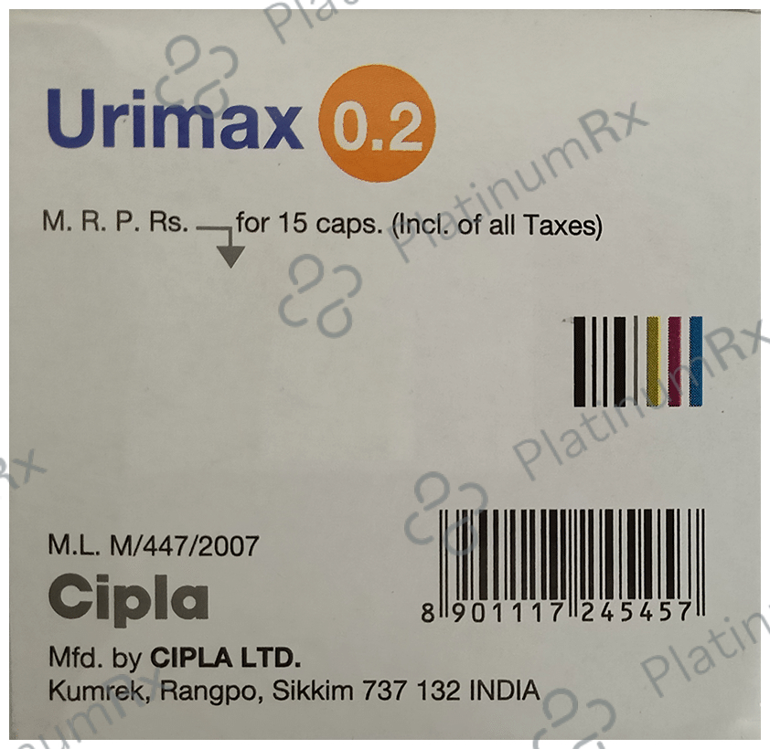 Urimax 0.2mg Capsule MR 15s
