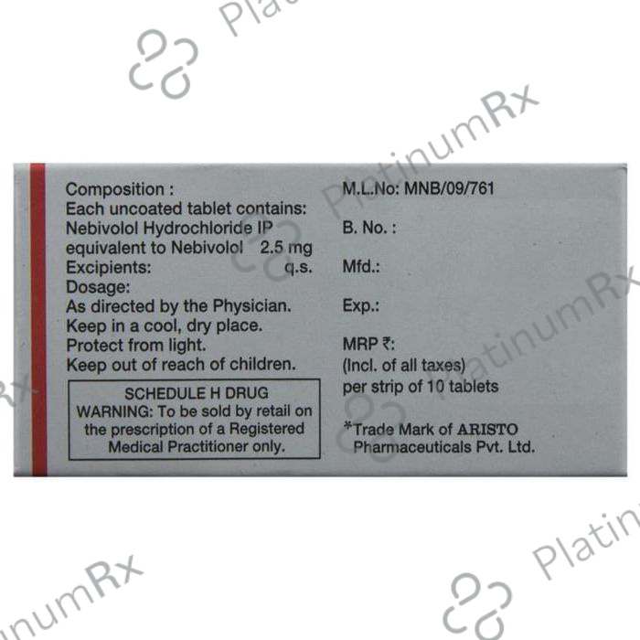 Nebi 2.5mg Tablet 10s