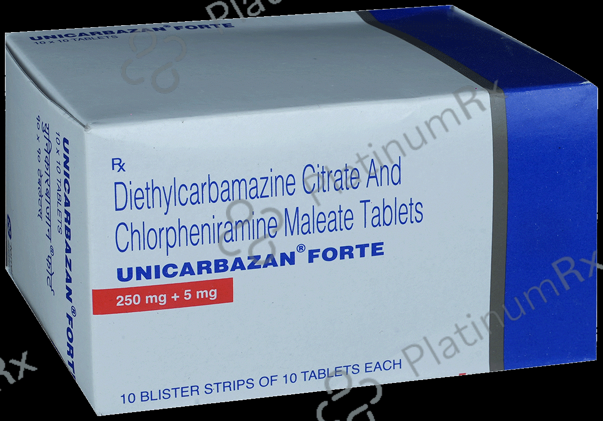 Unicarbazan Forte Tablet 10 Tablet