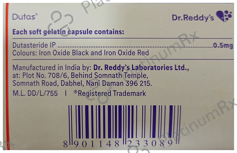 Dutas 0.5mg Capsule 30s