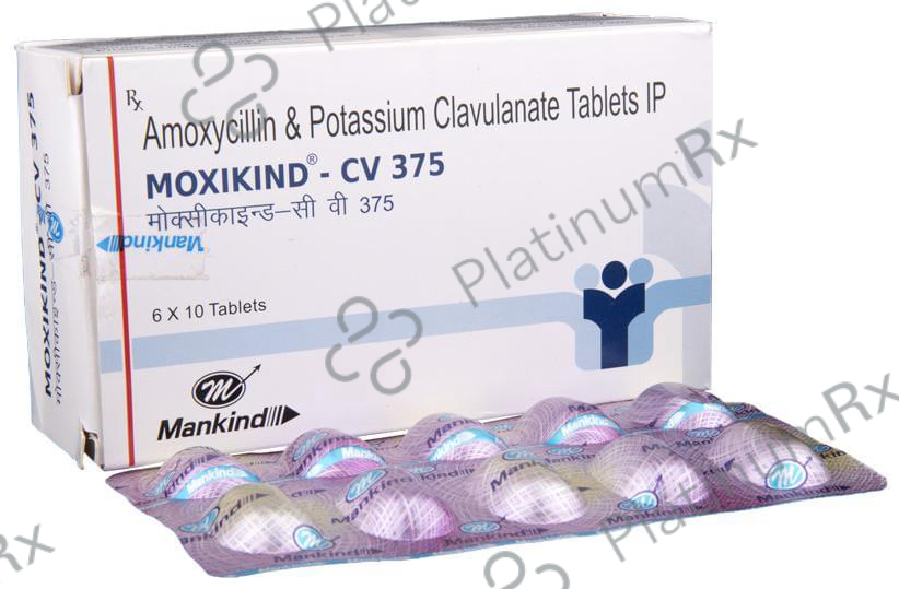 Moxikind CV 375 250/125mg Tablet 10s