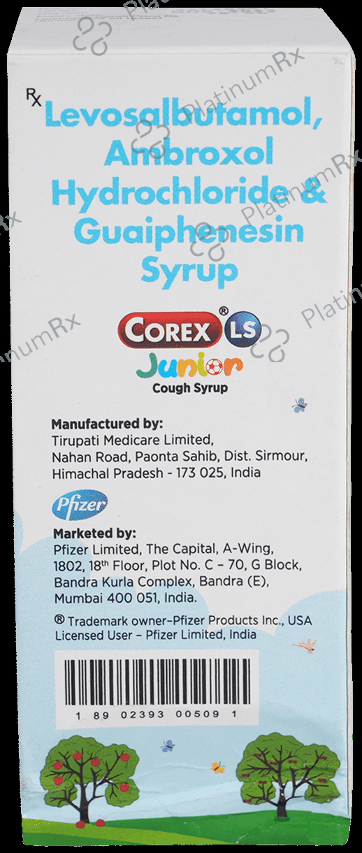 Corex LS Junior Mixed Fruit Syrup 60ml
