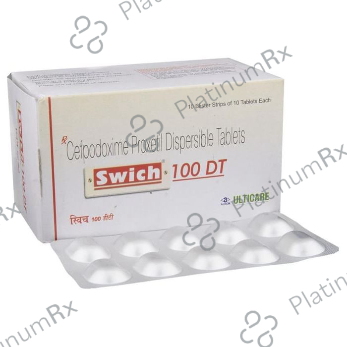Swich 100mg DT Tablet 10s